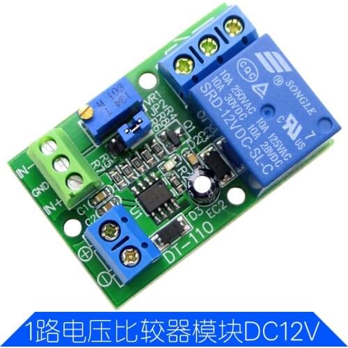 [1-way Voltage Comparator 5V 12V 24V] Voltage Comparator Voltage Comparator Module Lm393n LM339