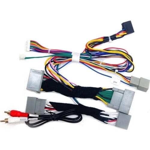 Car 16pin Android Audio Wiring Harness With Canbus Box For Honda Accord 8th generation(2008~2012) Low Trim Level Stereo