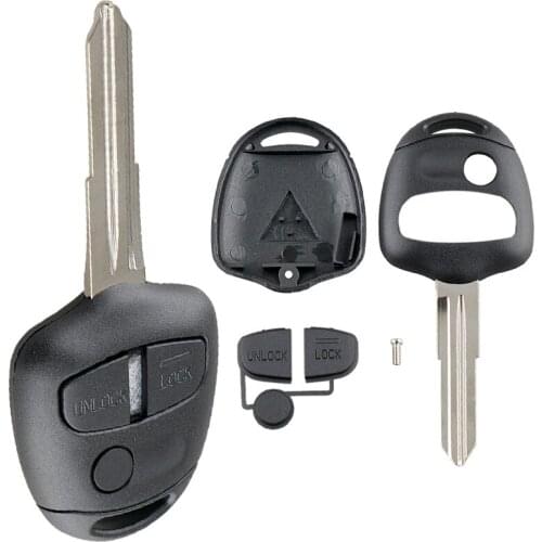Auto Car Key Shell Case 3 Buttons Car Remote Key Shell Case with MIT11 Blade Fit for Mitsubishi Lancer IV V VI VII VIII IX CT9A