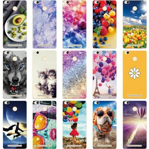 Phone Cases For Xiaomi Redmi 3 Pro 3s Redmi 3s Cover Silicon Phone Back Cover for Xiaomi Redmi 3 Pro Case Redmi 3 S Pro Case