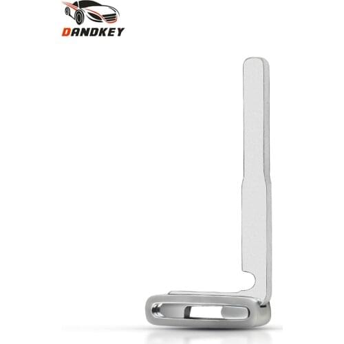 Dandkey 10pcs Replacement Insert Smart Remote Blank Car Key Uncut Emergency Blade For Volvo S40 S60 S80 XC 60 70 90