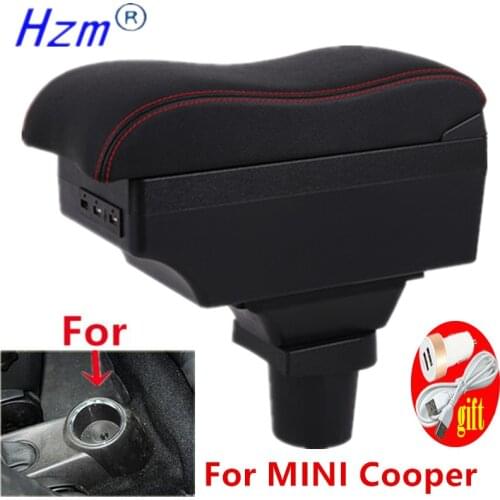 For MINI Cooper R50 R52 R53 R56 R57 R58 F55 F56 F57 Countryman R60 F60 Armrest box car accessories styling