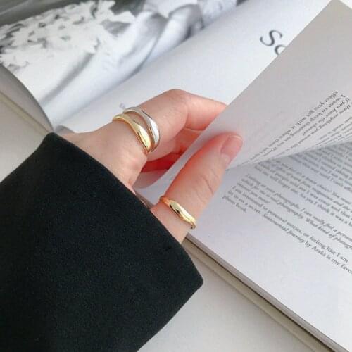 Hsjxu Women's Silver Rings