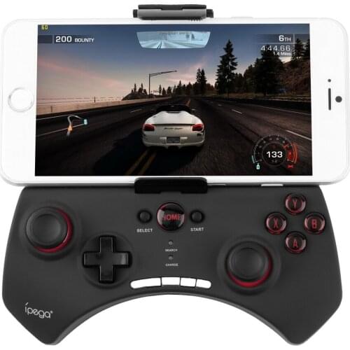 Cool Wireless Bluetooth Game Controller Gaming Joystick Gamepad for Android iOS iPhone iPod Smart Phone PC Black Wholesale