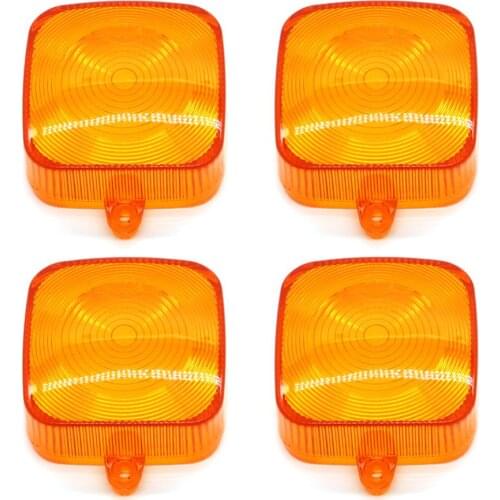 2/4pcs Motorcycle Turn Signal Lens Cover For Honda CB125S CT110 CT70 Trail C70 MB50 ZB50 XL185S 1981 - 1994 Turn Signals Protect