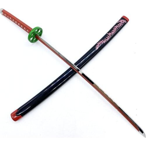 Demon Slayer Kamado Nezuko Small Nichirin Blade Tanjiro Sister Anime Katana Mini Replica Kimetsu No Yaiba Blade Display Model
