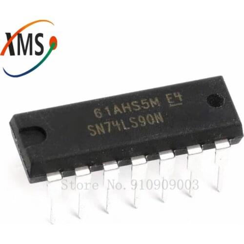 10PCS HD74LS90P DIP14 HD74LS90 DIP SN74LS90N 74LS90 SN74LS90 74LS90N new and original IC