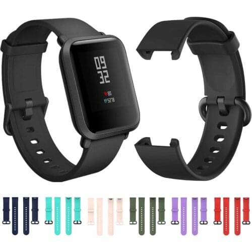 Solid Color Original Soft Silicone Strap For Redmi Watch Replacement Bracelet For Xiaomi Mi Watch Lite Smart Wristband Mi Strap