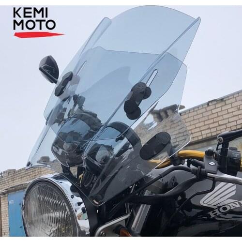 Windshield Motorcycle Windscreen Motorbikes Deflector Adjustable Universal For YAMAHA Tenere 700 MT07 MT09 MT10 R1 R3 R6 fz6