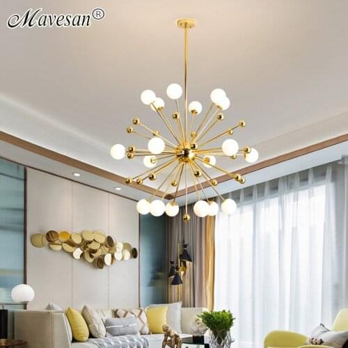 Nordic Luxury Chandeliers 11/12/18 Heads For Coffee Hall Bedroom Restaurant Living Room Kitchen Foyer Indoor Lighting Fixtures