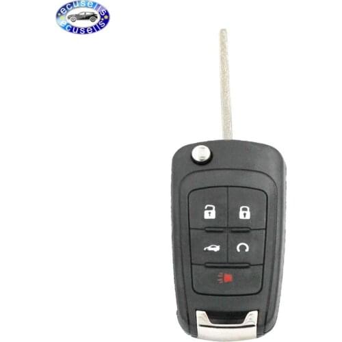 Modify Flip Folding Remote Shell 5/4+1 Buttons Key Fob Case for Chevrolet Cruze Spark Volt Equinox Camaro Malibu