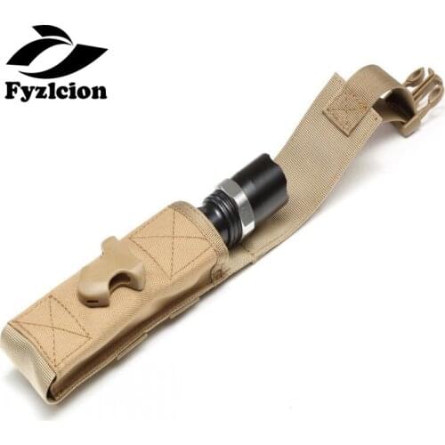 Tactical LED Flashlight Holder Case for Duty Belt Holder Portable Torch Holster