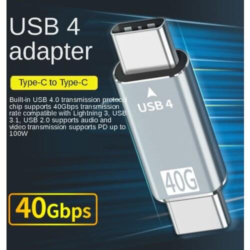 Type-c conversion head 40Gbps audio and video transmission high-speed USB-C4 compatible with 3.1/4.0/2.0/100W