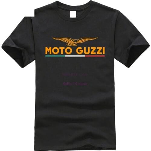 T-shirt Moto Guzzi Eagle Logo Adhesive Emblem Moto Guzzi tri-color