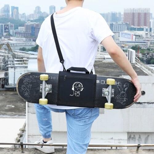 Street Skateboard Bag Single Shoulder Diagonal Cross Skate Board Bag Versatile Outdoor Sports Diagonal Backpack Multifunctional