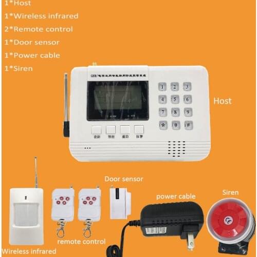 Smart GSM SIM card wireless infrared anti-theft alarm system door and window security sensor for home shop