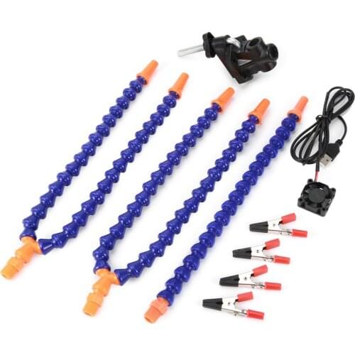 3/5pcs Helping Hands Strange Arms Soldering Repair Assembly Welding Bench Vise Table Clamp Station Flexible Rotatable with Fun