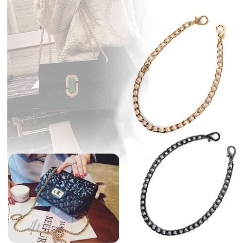 1pcs 40cm Fashion Metal Long 40cm Strap Chain For Shoulder Cross Body Bag Handbag Purse Strap Accessories