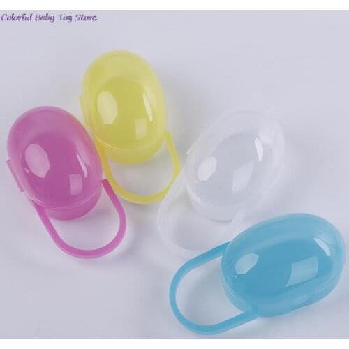 New 1Pc Soild Portable Baby Infant Kids Pacifier Cradle Case Nipple Holder Travel Storage Box