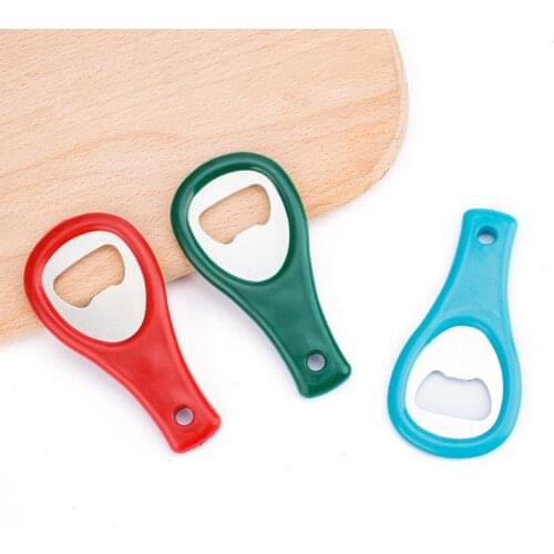 1 PCS Mini Tennis Racket Beer Bottle Opener Tool Gadgets Accessories Cool Ring Keychain Corkscrew Color Random