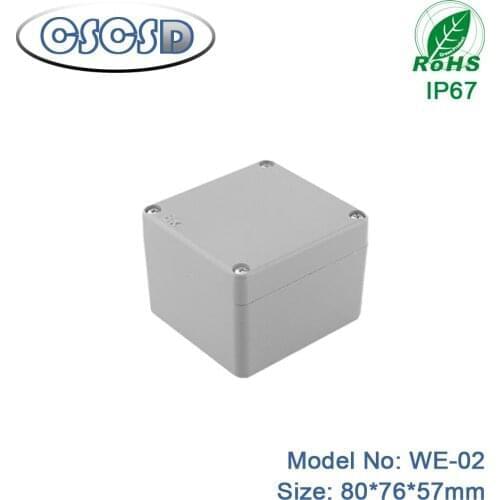 1pcs/lot 80*76*57mm CSCSD aluminium box waterproof die-casting aluminum case amplifier cabinet aluminum box chassis
