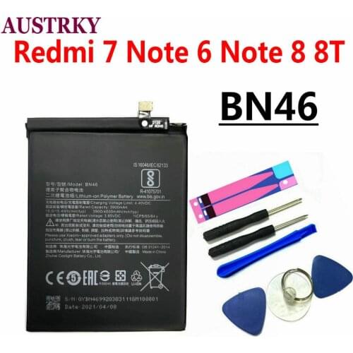 AUSTRKY Xiaomi Redmi Note 8T Phone Batteries
