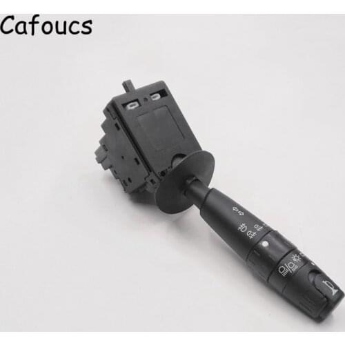 Cafoucs Car Steering Column Turn Signal Switch For Peugeot 106 206 For Citroen Elysee Picasso Indicator Light Horn Stalk Switch