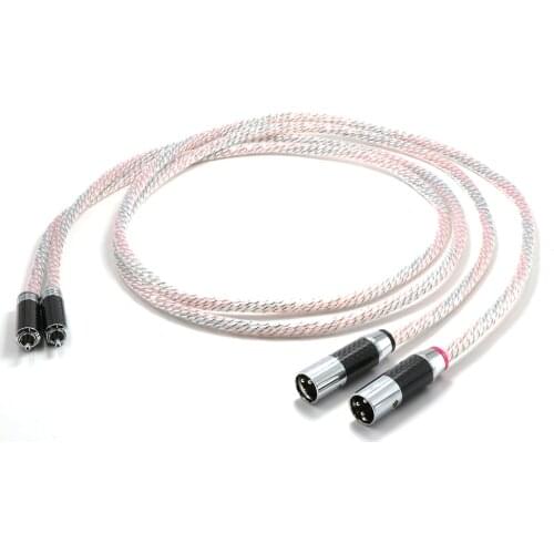 YTER Valhalla ODIN Series XLR Balanced Interconnect Cable With Carbon Fiber XLR Plug Male to Female Audio Balanced Cord Cable