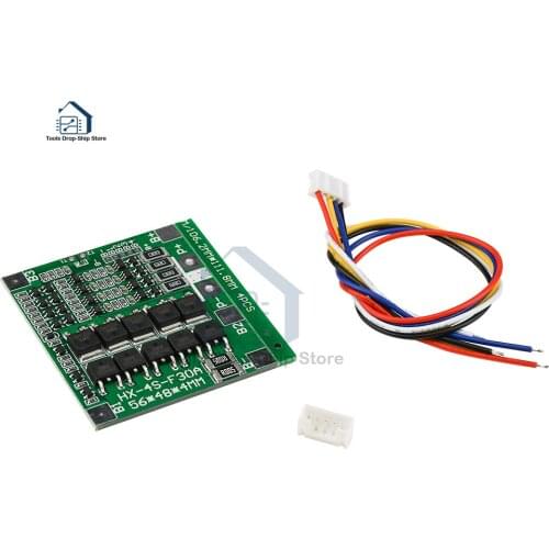 BMS 4S 40A Lithium Battery Protection Board with Balance Enhance version 18650 lithium Battery Charger PCB BMS protection board