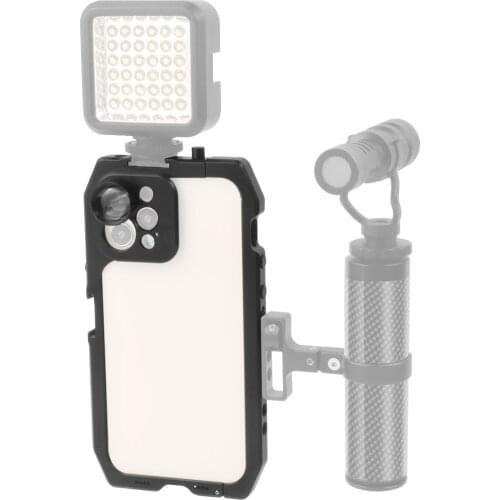 Aluminum Alloy Phone Cover Camera Cage With 1 piece 2X Telephoto Lens ProtectIve Case for iPhone 12 Pro/12