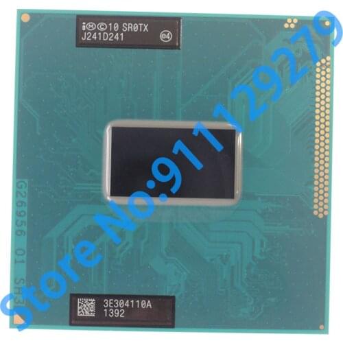 Core i3-3120M i3 3120M SR0TX 2.5 GHz Dual-Core Quad-Thread CPU Processor 3M 35W Socket G2 / rPGA988B