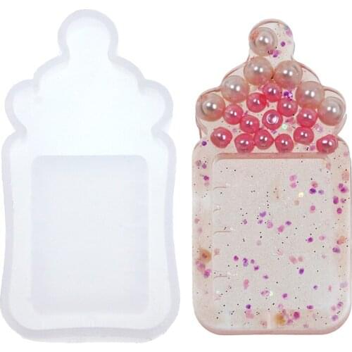 DIY Crystal Epoxy Mould Glue Dripping Transparent Silicone Mold Crystal Jewelry Pendant Epoxy Resin Charms Cabochon Ore Mould