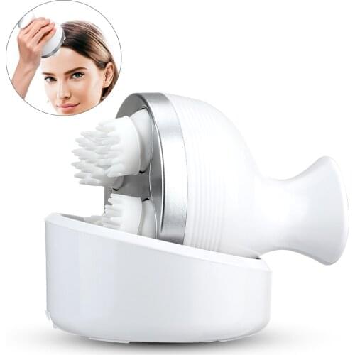 Electric Head Massager Wireless Scalp Massager Body Back Neck Massage Health Care Shoulder Neck Deep Tissue Kneading Massager