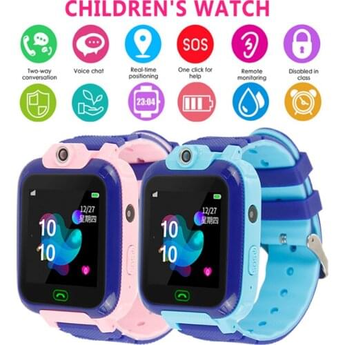 2019 Hot Selling 1.4 Inch Q12 Kids Smart Watch Support Sim Card SOS Smart Watch