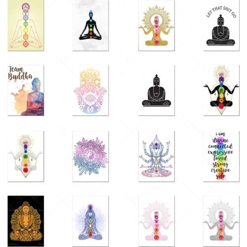Canvas hot sale wall art, chakra poster, mindfulness poster, chakra print, mindfulness gift, chakra art, yoga studio decoration