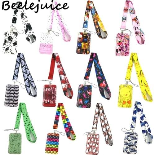 Creative Lanyard Card Holder Student Hanging Neck Phone Lanyard Badge Subway Access Card Holder Accessories Gifts Decorations