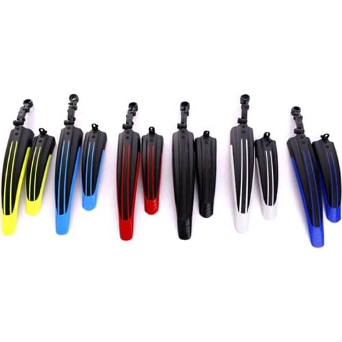 2Pcs/Set MTB Bicycle Fenders Mountain Road Bike Mudguard Front and Rear Wings With Screws Cycling Equipment Bicycle Parts