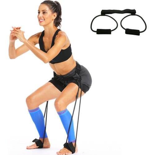 Fashion Elastic Waist Body Shaping Pull Belt Bounce Resistance Training Rope Fitness Accessories
