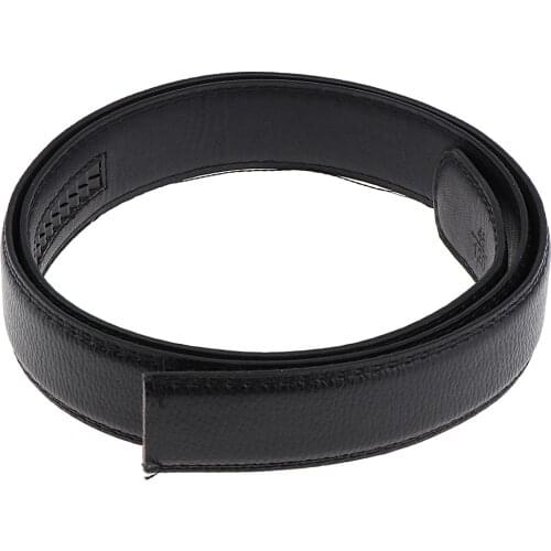 Men Casual Formal Automatic Waist Strap Belts Slide Waistband Without Buckle