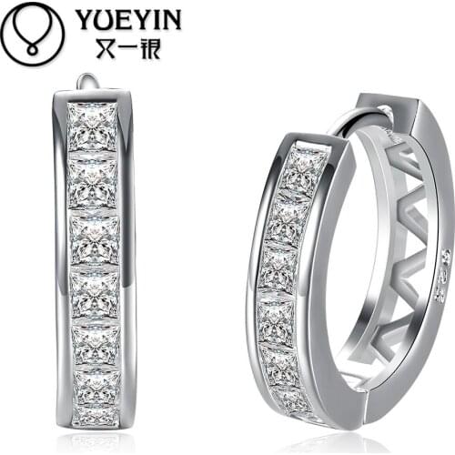 New Fashion Jewelry Silver plated earrings silver-plated wedding jewelry for ladies Nickle Free Antiallergic orecchini