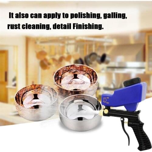Portable Gravity Sandblasting Gun Pneumatic Sandblasting Set Rust Blasting Device Small Aluminum Sand Blasting Machine