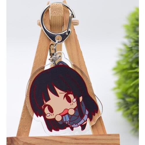 WL0943 K-ON! Keychain Acrylic Cartoon Keyring Accessories