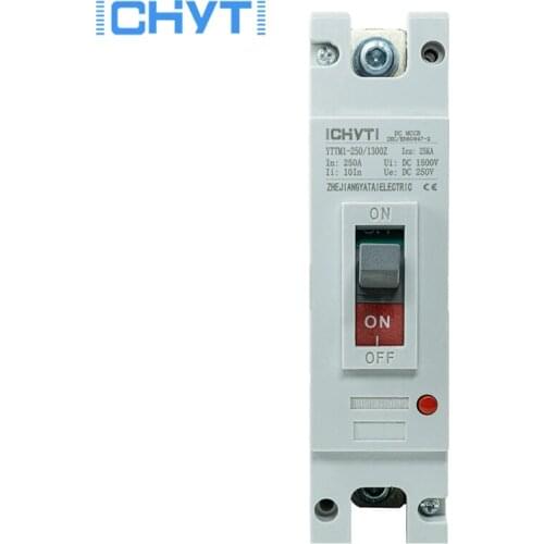 YTTMI-250/PV2 Moulded Case Circuit Breaker Switch 1P 250V 250A DC MCCB Solar Battery Main Switch