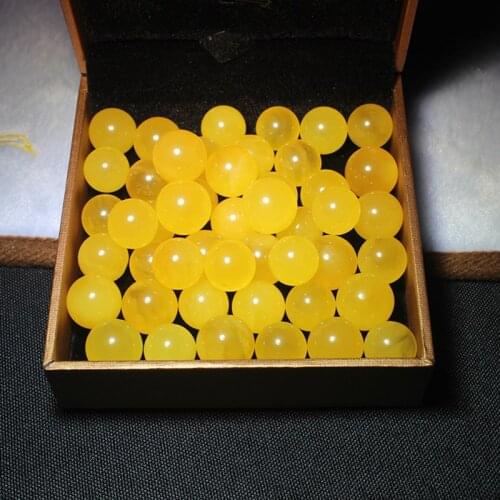 1piece 3A LOOSE BEADS yellow Amber round 6-20mm wholesale for DIY jewelry necklace