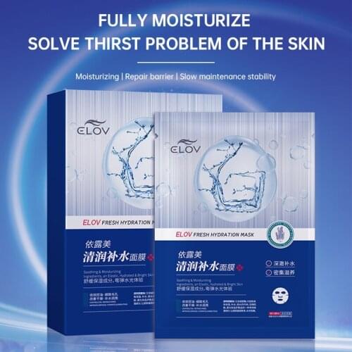 ELOV Fresh Hydration Face Mask Moisturizing & Whitening Skin Care Plant Essence Facial Masks