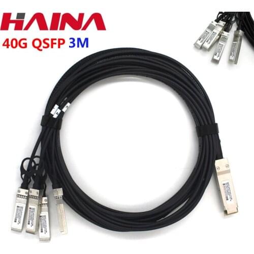 40G Qsfp To 4*10G Sfp + Kabel 3M Dac Koperen Sfp + Direct Attach Passief dac 3M Kabels Compatibel For Cisco