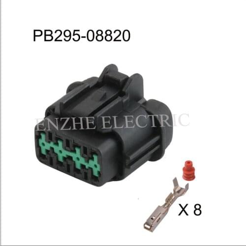 10SET DJ7089A-2.2-21 car female male Connector plug rubber Terminal auto jacket auto Plug socket 8-way Connector Fuse box