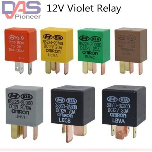 Automotive Relays DC 12V for Head Light Air Conditioner Starter 5pcs/lot