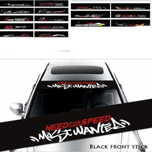 Car Front Rear Sunshade Window Decal Sticker For Mitsubishi Lancer 10 ASX Pajero X Ford Focus 2 3 Fiesta Citroen C4 C5 C3