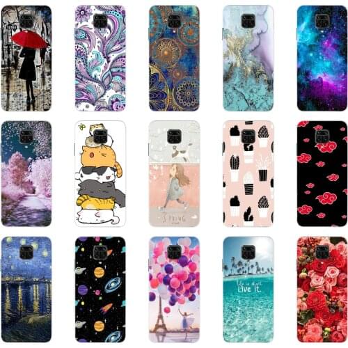 For xiaomi Redmi Note 9 Case cover Silicon Soft TPU cover For xiaomi Redmi Note 9S bumper on Redmi Note 9 Pro phone Funda cute 4